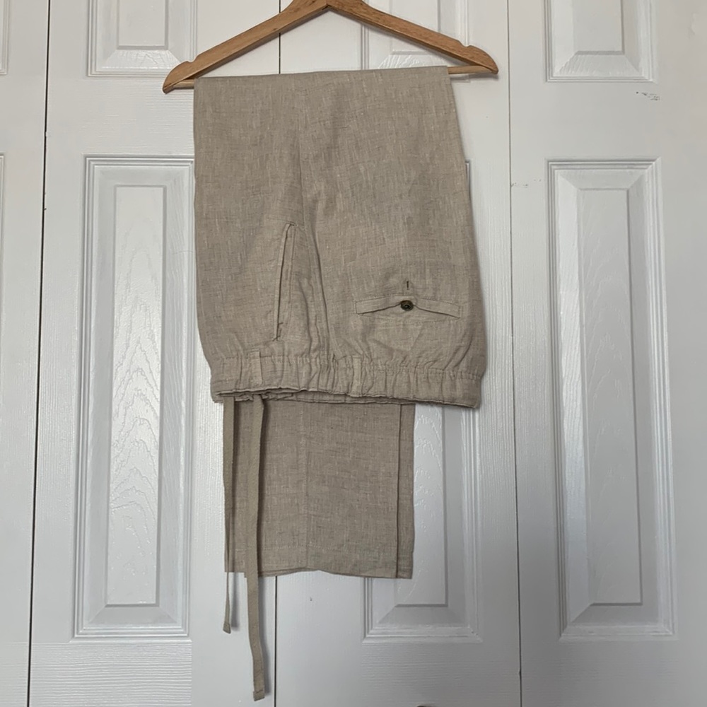 Tasso Elba 100% Linen Pant